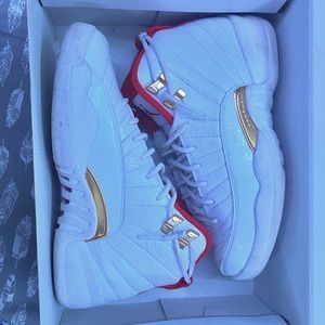 Nike Air Jordan 12 Retro FIBA white and red